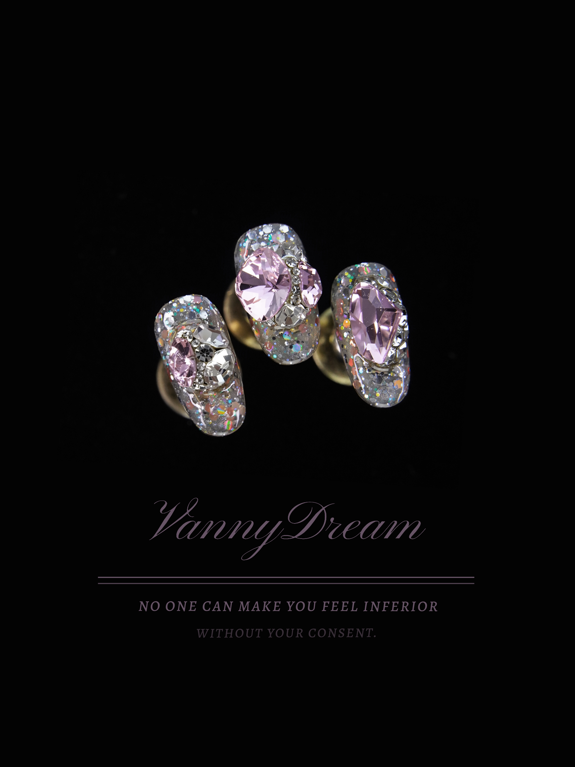 Sparkling Gemstone Wearable Nails - VannyDream Collection