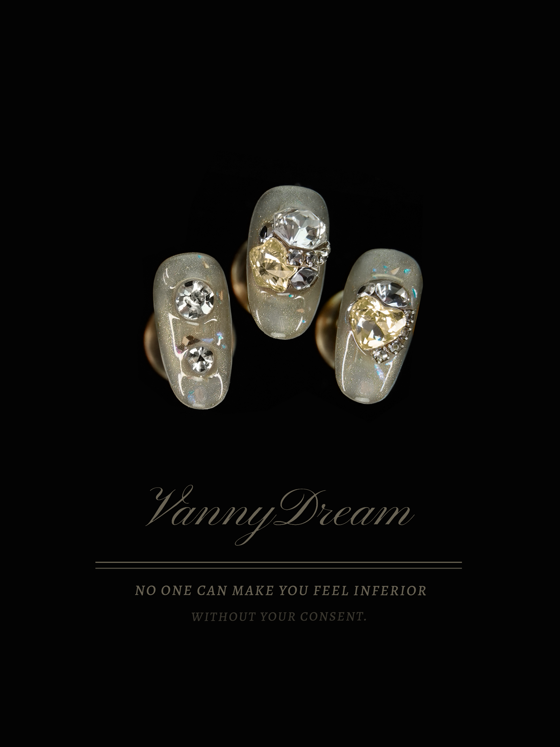 Luxe Gem - Studded Wearable Nails | VannyDream Series